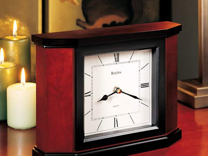 Bulova Morrigon 10" Wide Mantel Clock
