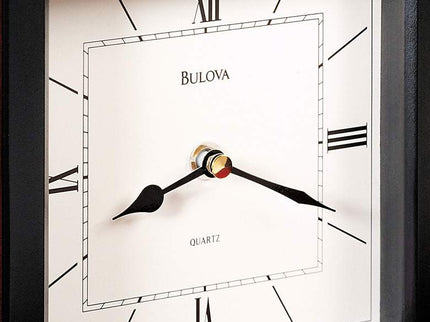 Bulova Morrigon 10" Wide Mantel Clock