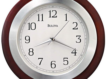 Bulova Reedham Wood Wall Clock