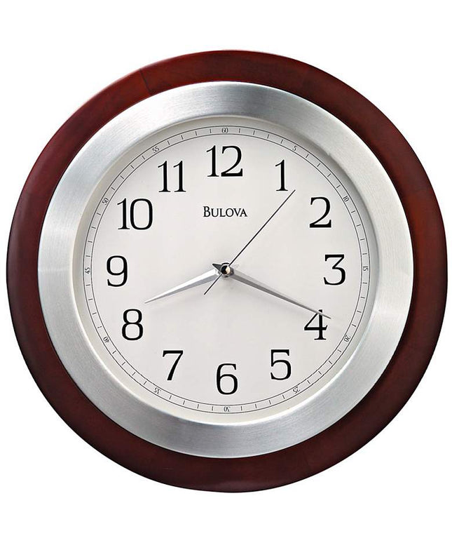 Bulova Reedham Wood Wall Clock