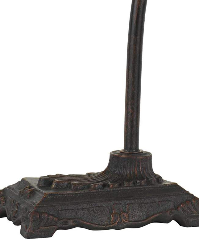 Cal Lighting Cotulla 24" Vine and Leaf Tiffany-Style Glass Desk Lamp