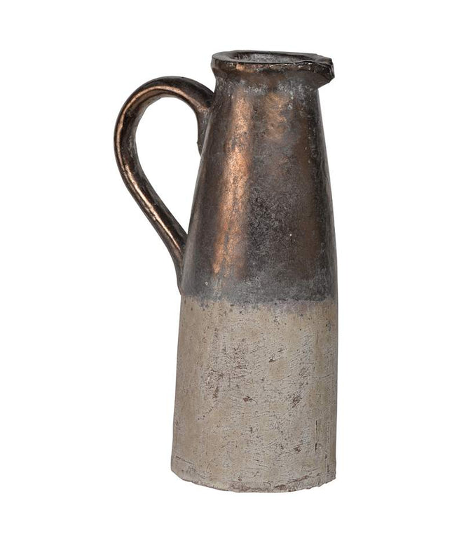 Candia Sienna Brown 14 1/2" High Ceramic Pitcher