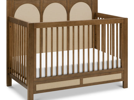 M24801NLPSEW,Namesake,Eloise 4-in-1 Convertible Crib in Natural Walnut & Performance Sand Eco-Weave