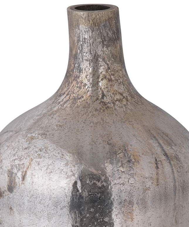 Claire Vintage Mercury Glass 18" High Decorative Vase