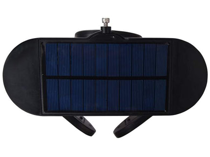 Connel Black Twin Direction LED Solar Security Light