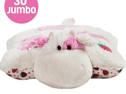 Original Sweet Scented Strawberry Cow Jumbo 30" Plush Pillow Pet