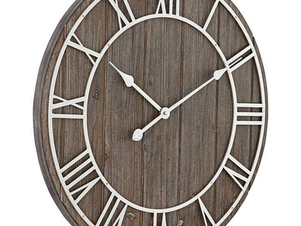 Dahlia Studios Zania 23 3/4" Round Matte Dark Gray Wall Clock
