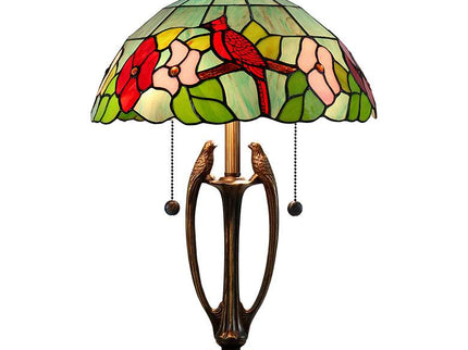 Dale Tiffany Benezia Birds Antique Bronze Table Lamp