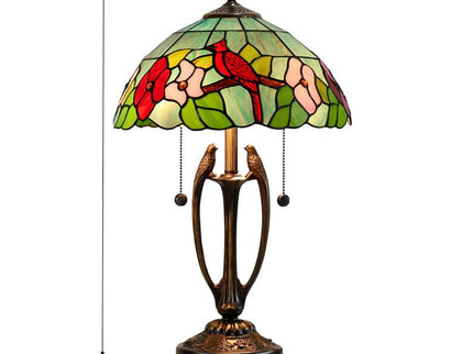 Dale Tiffany Benezia Birds Antique Bronze Table Lamp