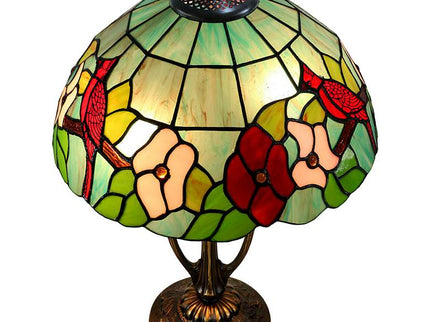 Dale Tiffany Benezia Birds Antique Bronze Table Lamp