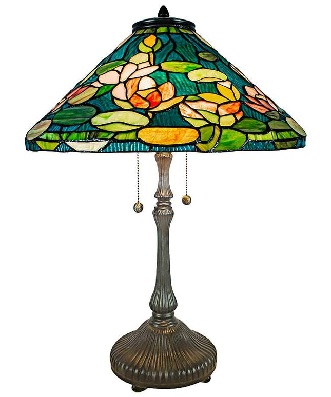Dale Tiffany Huntington Burnished Fieldstone Table Lamp