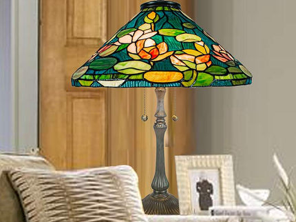 Dale Tiffany Huntington Burnished Fieldstone Table Lamp