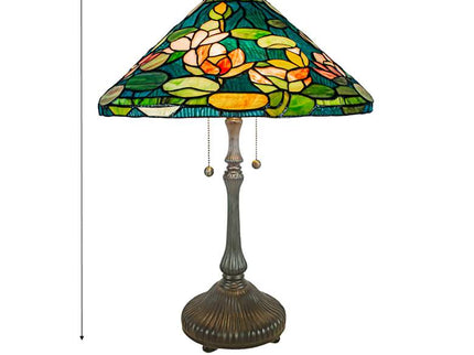 Dale Tiffany Huntington Burnished Fieldstone Table Lamp