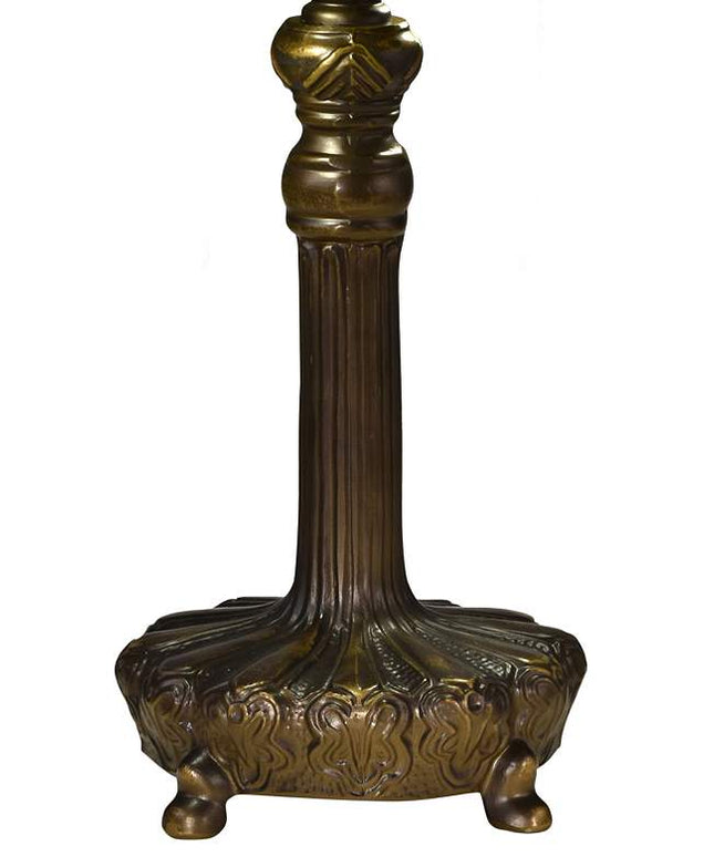 Dale Tiffany Mayor Island 19 1/2" Bronze Tiffany-Style Accent Lamp