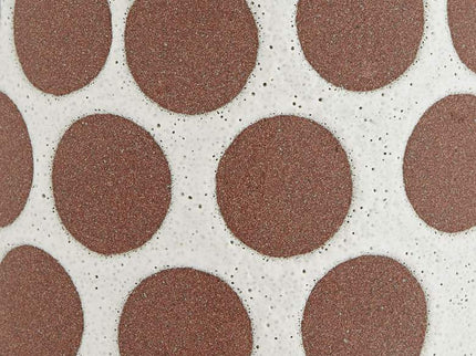 Dara 11 3/4"H Matte White Brown Decorative Vase with Handle