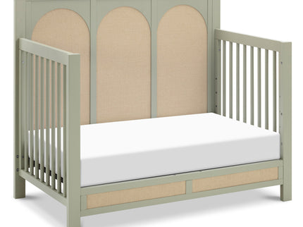 M24801FSPSEW,Namesake,Eloise 4-in-1 Convertible Crib in French Sage and Performance Sand Eco-Weave