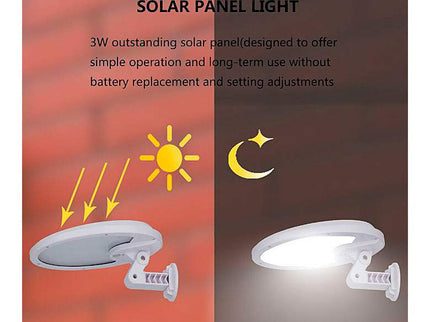 Domex 7 1/2" High Warm White Solar Mini UFO LED Flood Light