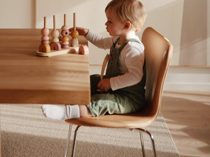 Mushie Linen Pacifier Clip 2-Pack