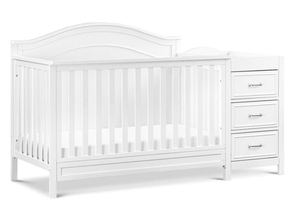 M12891W,DaVinci,Charlie 4-in-1 Convertible Crib & Changer in White
