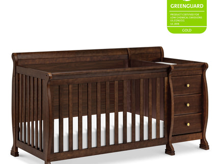 M5582Q,DaVinci,Kalani 4-in-1 Convertible Crib & Changer in Espresso