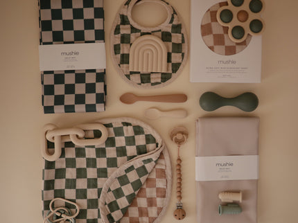 MBC-205, Organic Cotton Muslin Burp Cloth 2-Pack