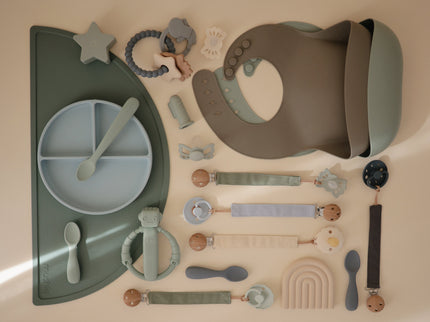 LPC-103, Linen Pacifier Clip 2-Pack