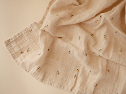 MS-245, Organic Cotton Muslin Swaddle Blanket