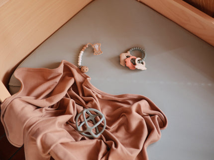 Mushie Silicone Pacifier Clip | Eva