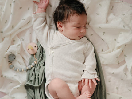 Mushie Organic Cotton Muslin Swaddle Blanket