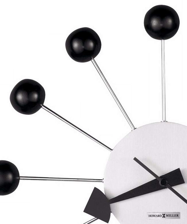 George Nelson 14" Wide Modern Wall Clock by Howard Miller