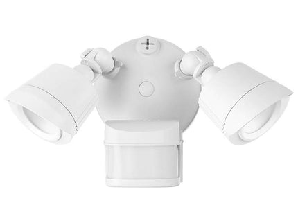 Grenada White LED Motion Sensored Outdoor Flood Light