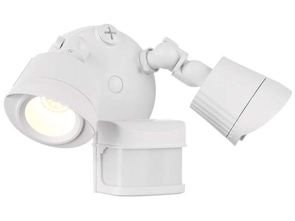 Grenada White LED Motion Sensored Outdoor Flood Light