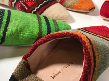 Moroccan Kilim Slippers