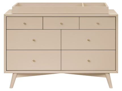 M15916TPE,Palma 7-Drawer Double Dresser  Assembled in Taupe