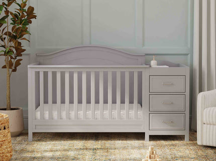 M12891G,DaVinci,Charlie 4-in-1 Convertible Crib & Changer in Grey