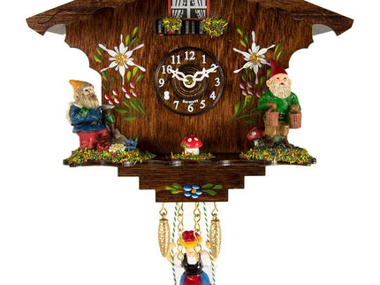 Hermle Annaliesse 8 1/2" High Gnome Cuckoo Clock