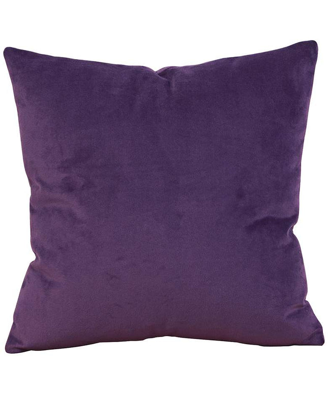 Howard Elliott Bella 20" Eggplant Velvet Throw Pillow