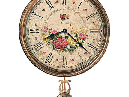 Howard Miller Savannah 21" High Botanical VII Wall Clock