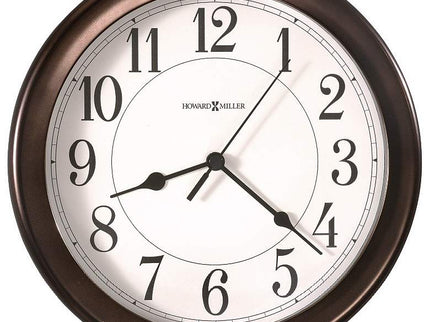 Howard Miller Virgo Oil Rubbed Bronze 8 1/2" Wide Wall Clock