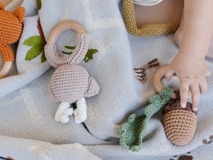 Tree Cotton Rattle Teether