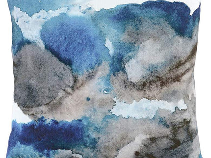 Isla Blue Multi-Color 20" Square Throw Pillow