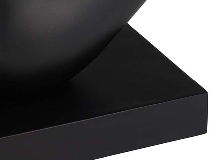 Janet 14 1/2" Wide Black Abstract Sculpture