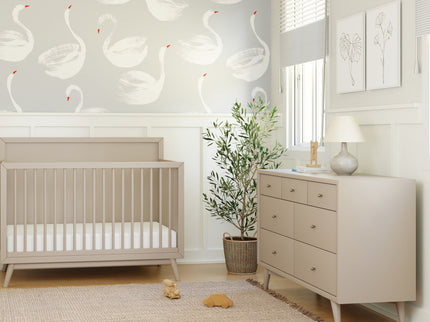 M15916TPE,Palma 7-Drawer Double Dresser  Assembled in Taupe