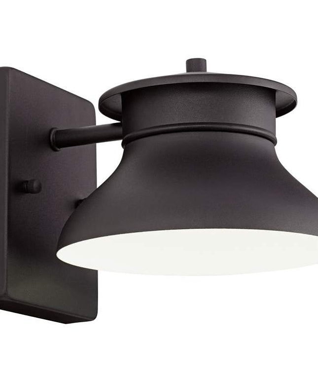 John Timberland Danbury 5" High Black LED Wall Sconce Set of 2