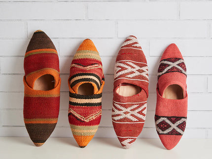 Moroccan Kilim Slippers