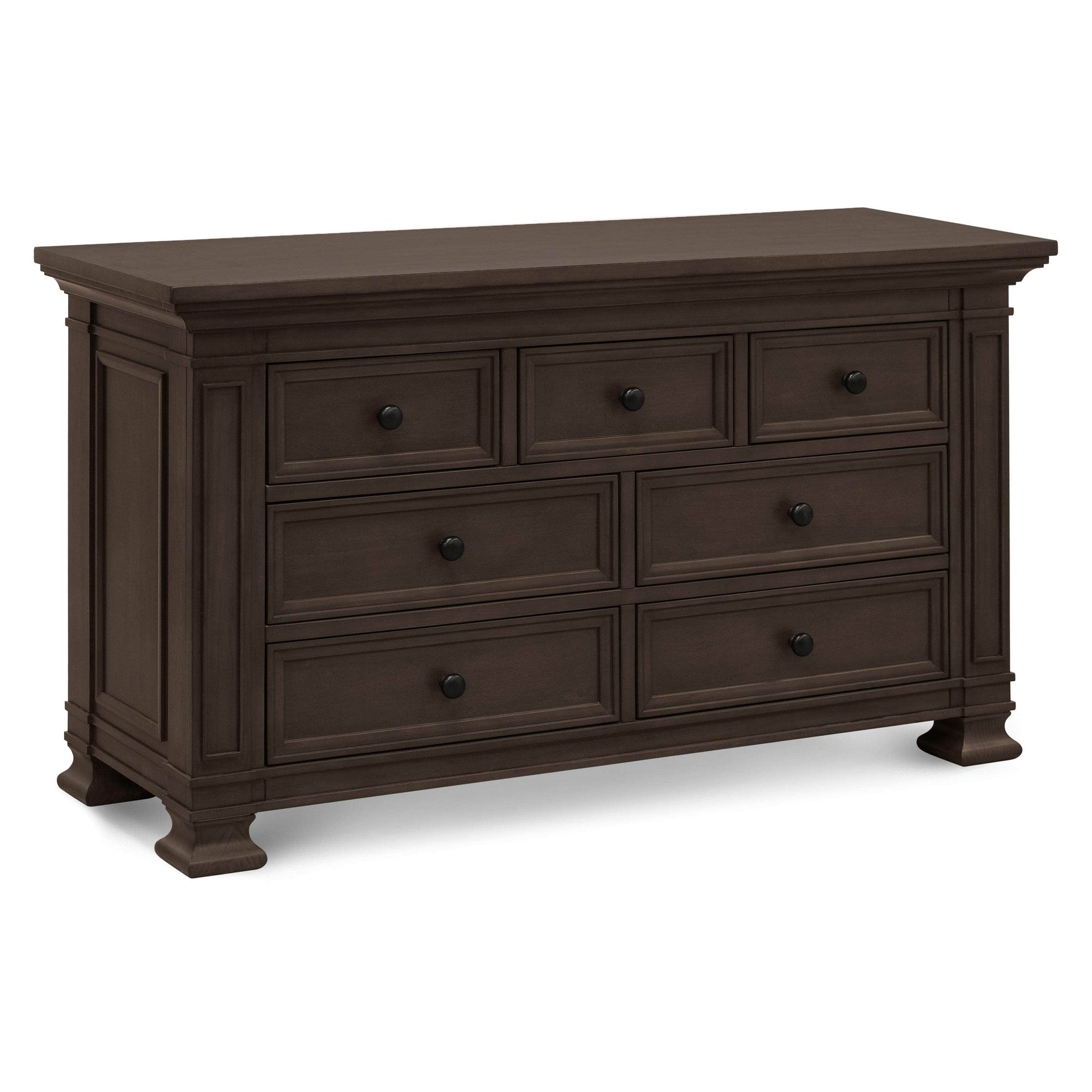 M7616TR,Monogram by Namesake,Classic Double-Wide Dresser in Truffle