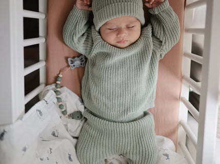 Mushie Organic Cotton Muslin Swaddle Blanket