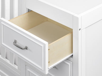 M12891W,DaVinci,Charlie 4-in-1 Convertible Crib & Changer in White