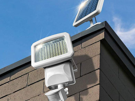 Lumos White Motion Sensor LED Solar Security Light