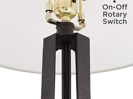 Magnolia Mosaic Susan Dark Bronze USB Table Lamps Set of 2